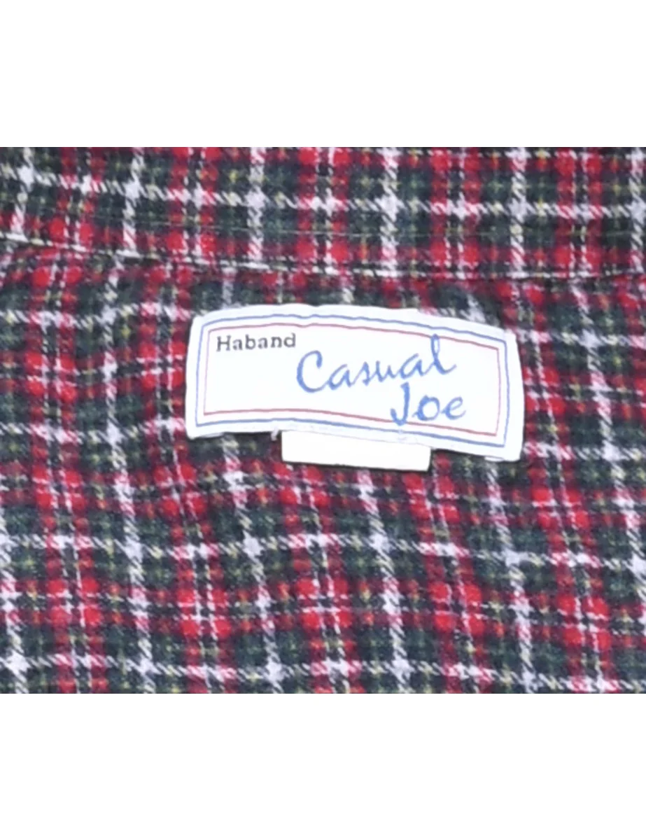 Vintage Multi-colour Checked Shirt - XL - Image 4