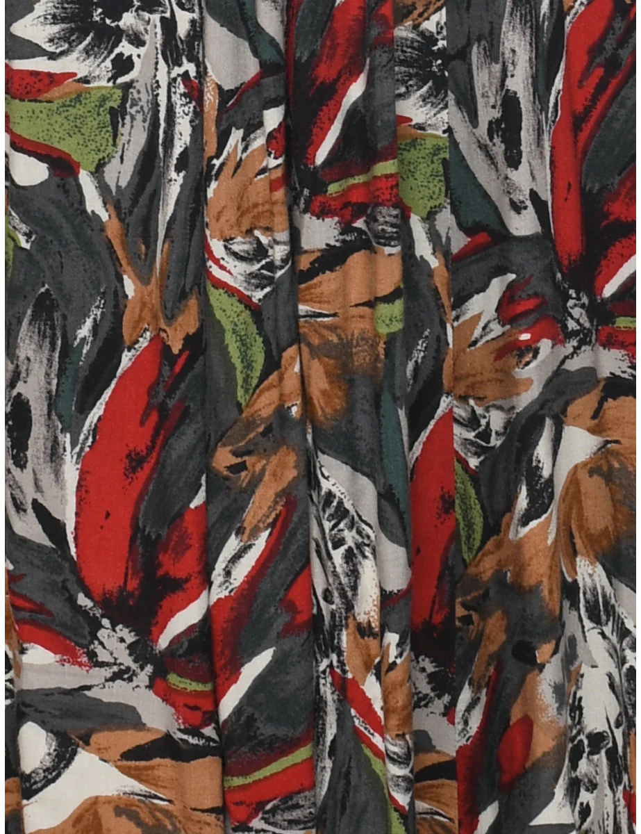 Vintage Multi-colour Dress - M - Image 3