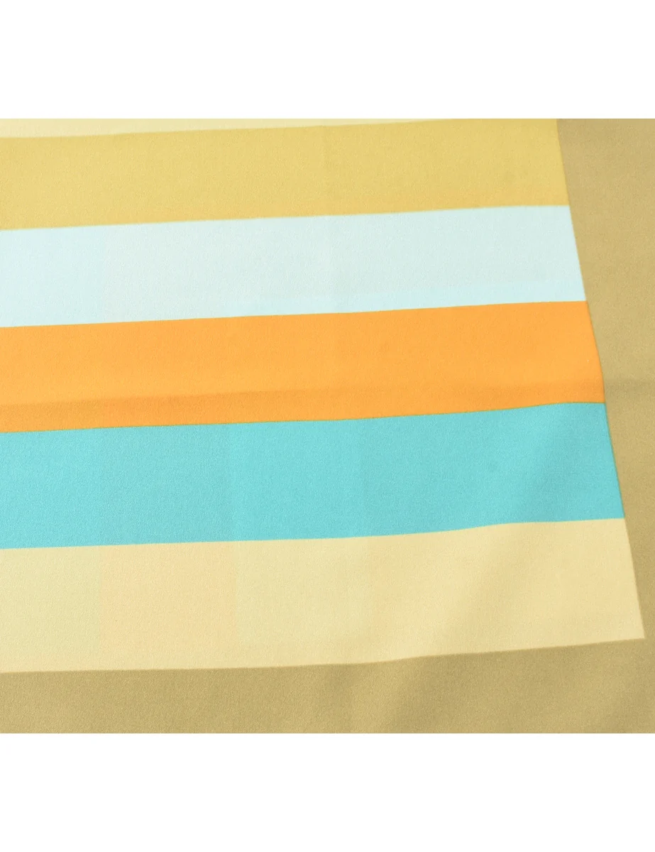 Vintage Multi-colour Striped Scarf - M - Image 3