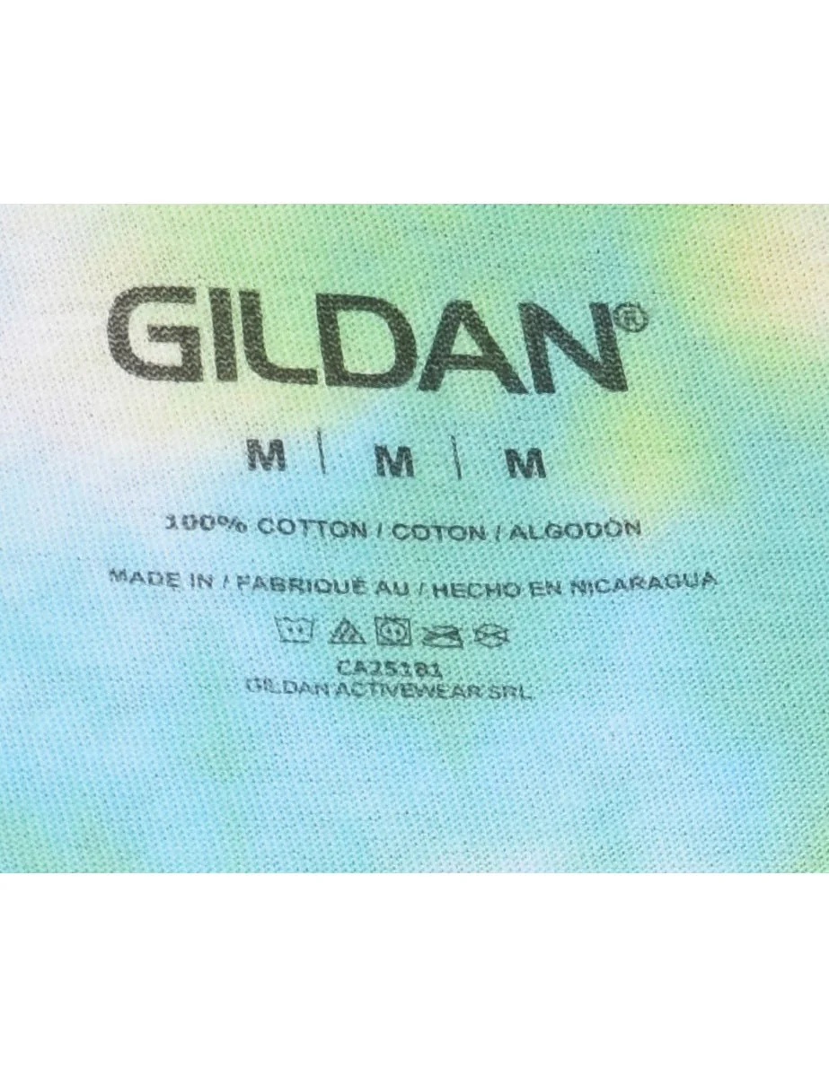 Vintage Multi-colour Tie Dye T-shirt - M - Image 4