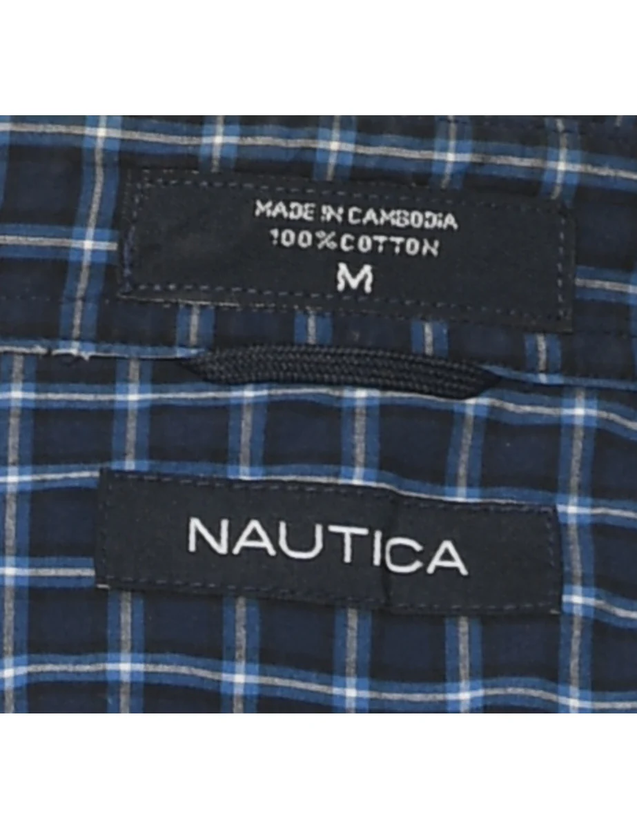 Nautica Checked Shirt - M - Image 4