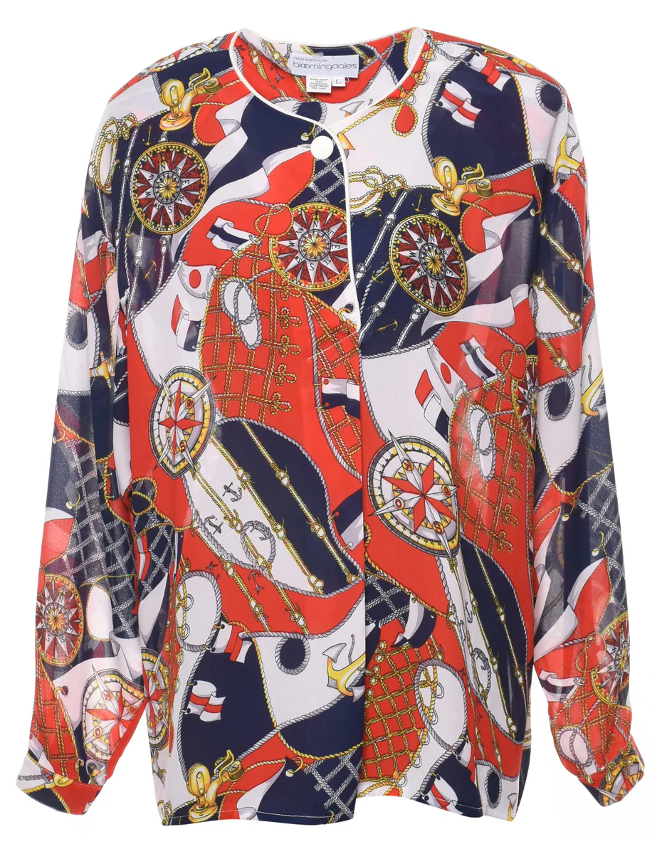 Nautical Blouse - L