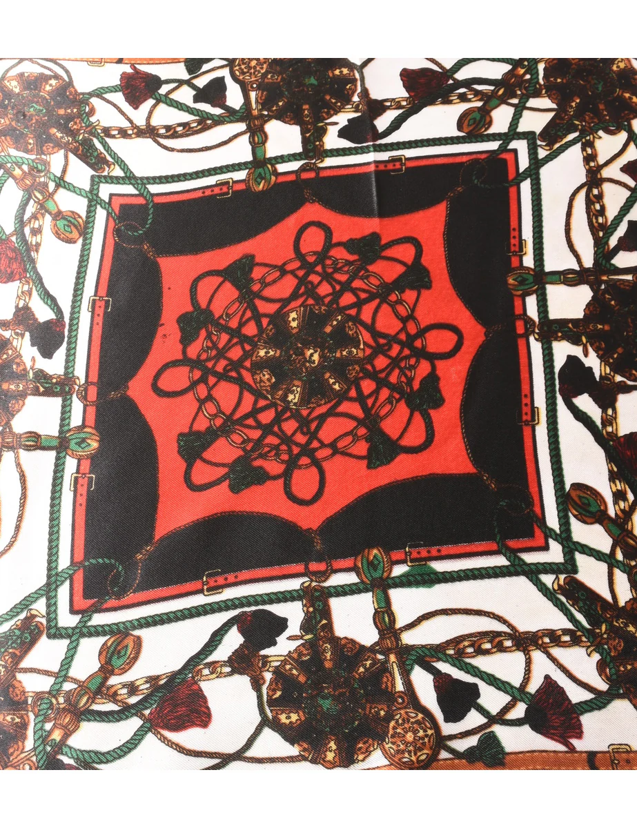 Nautical Print Scarf - XS - Image 3