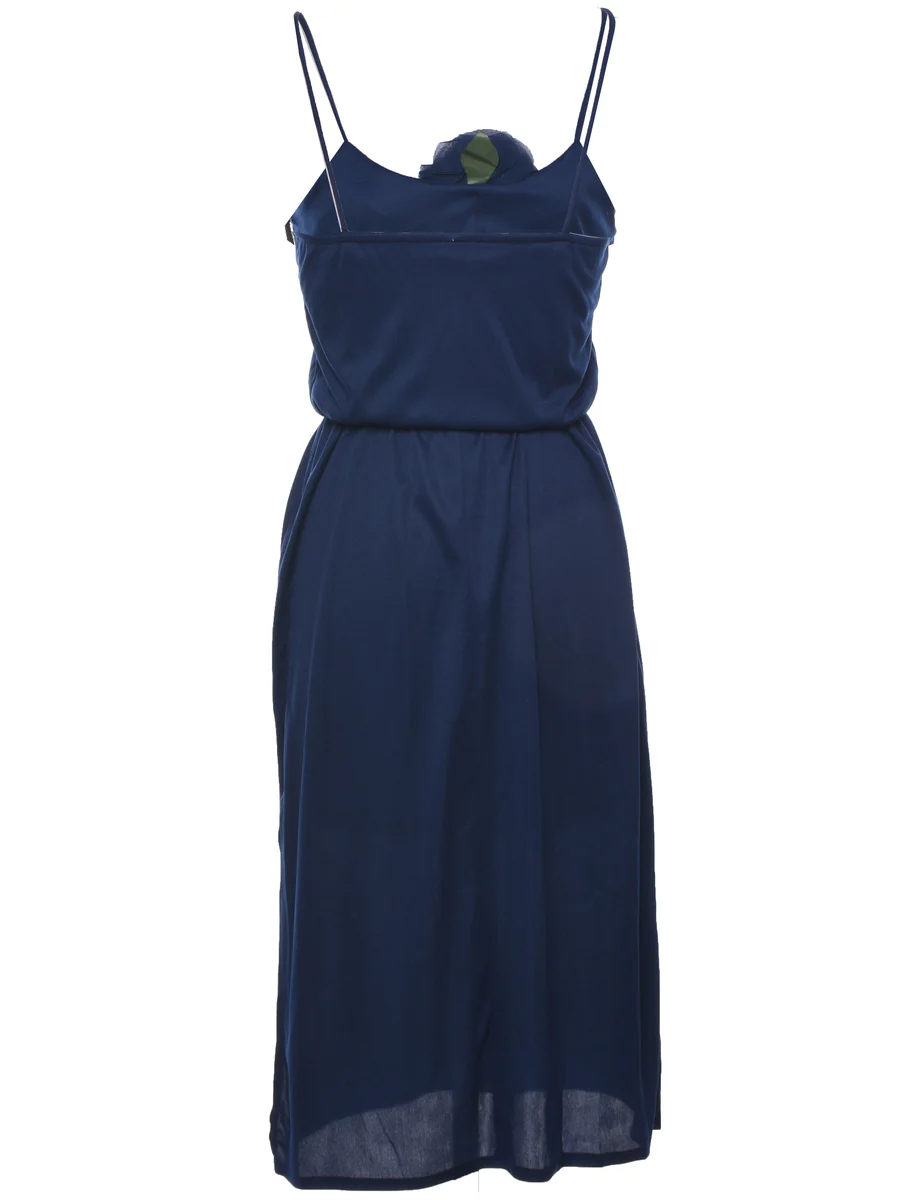 Vintage Navy Dress - XS - Image 2