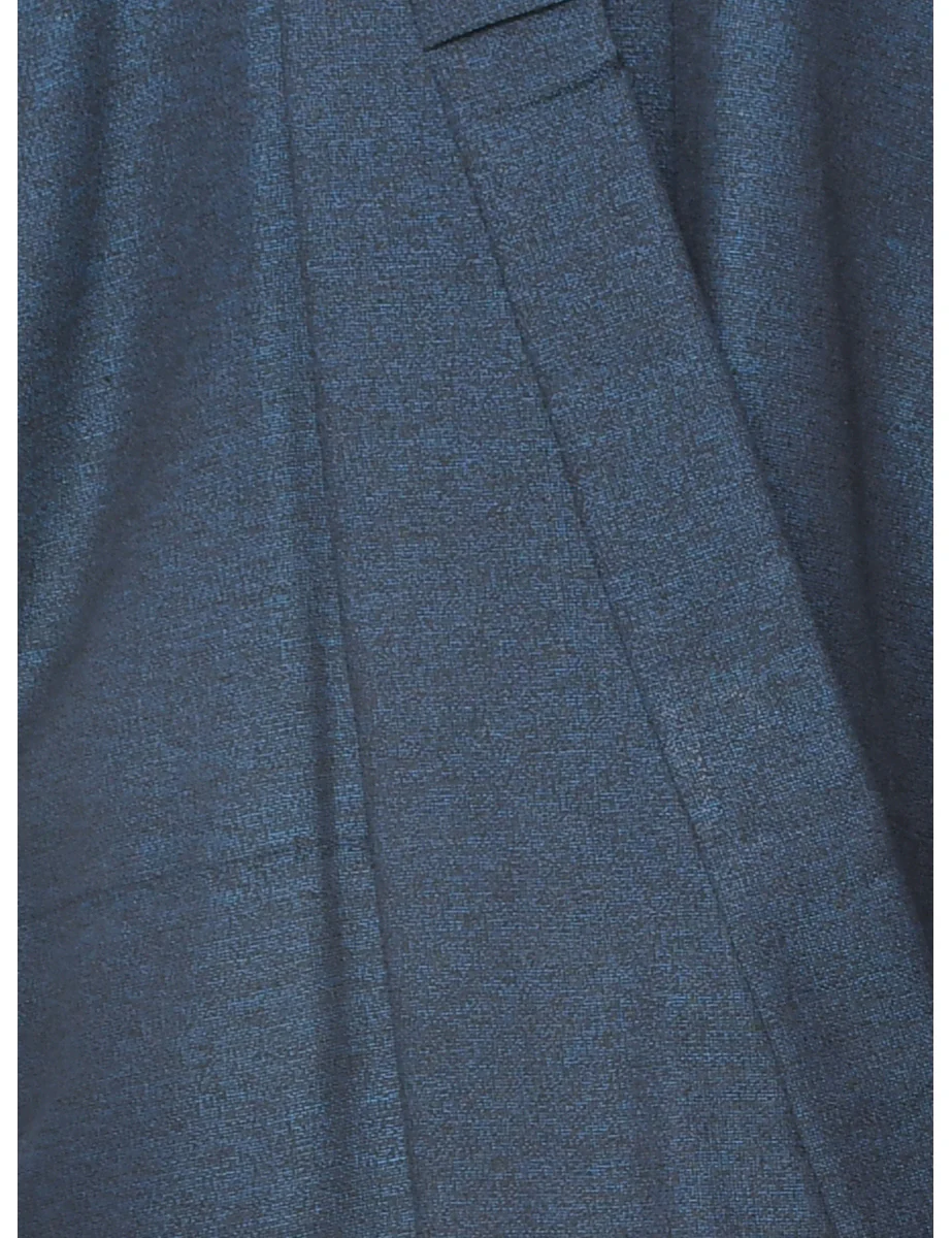 Vintage Navy Full Length Kimono - XXL - Image 3