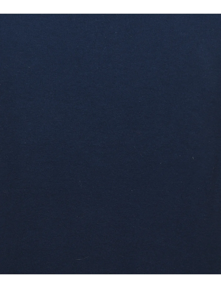 Vintage Navy Plain Sweatshirt - S - Image 3