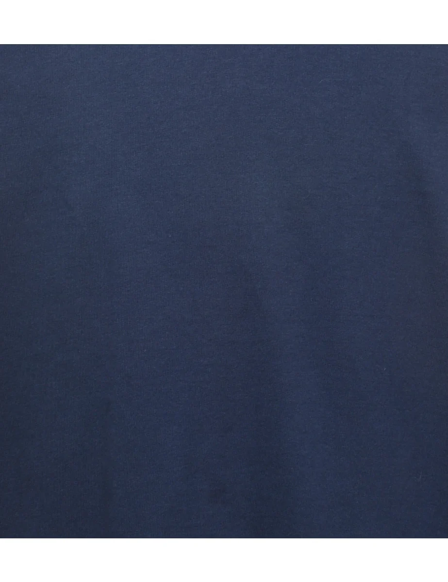 Vintage Navy Plain Sweatshirt - XL - Image 3