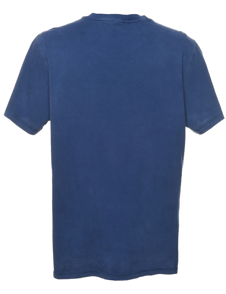 Vintage Navy Puma Printed T-shirt - XL - Image 2