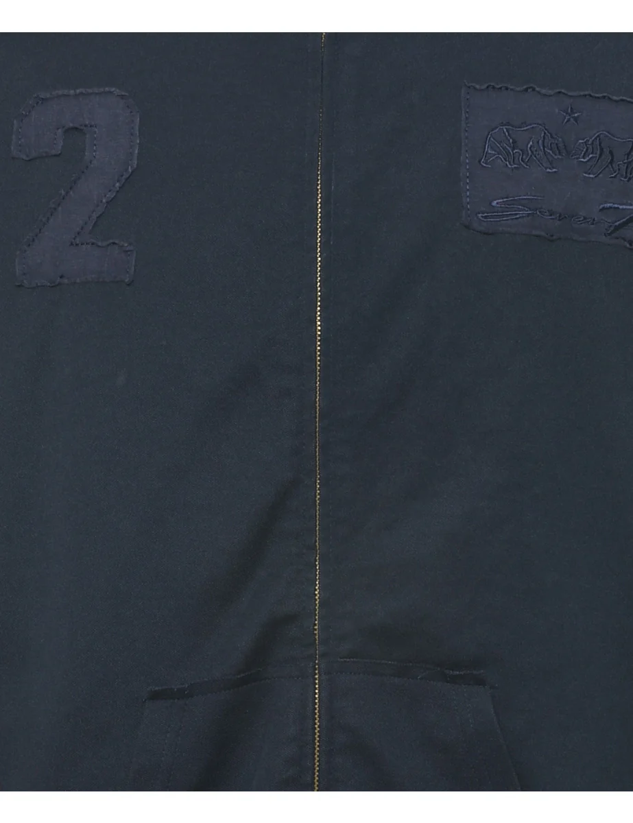 Navy Track Top - L - Image 3