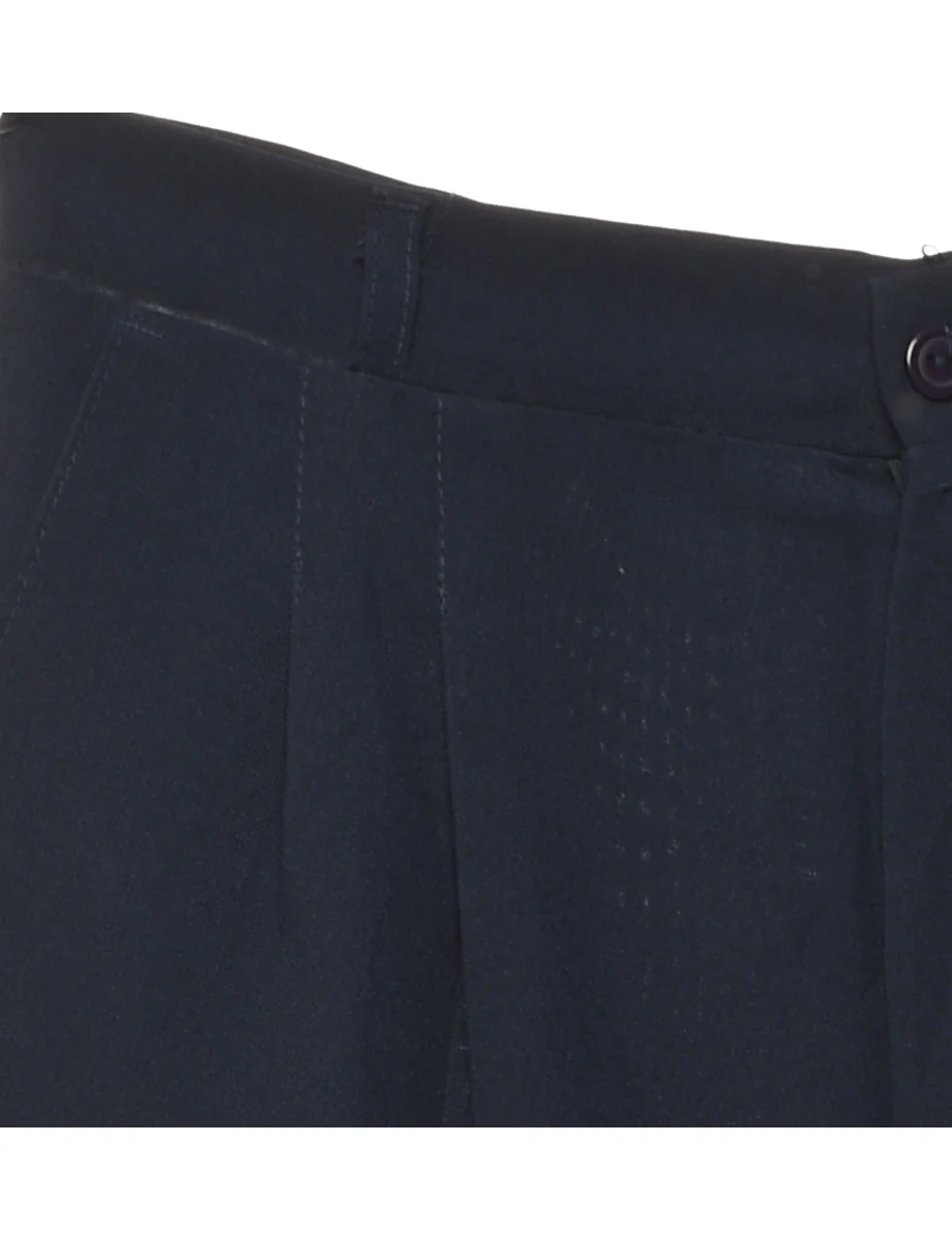 Vintage Navy Trousers - W28 L29 - Image 3