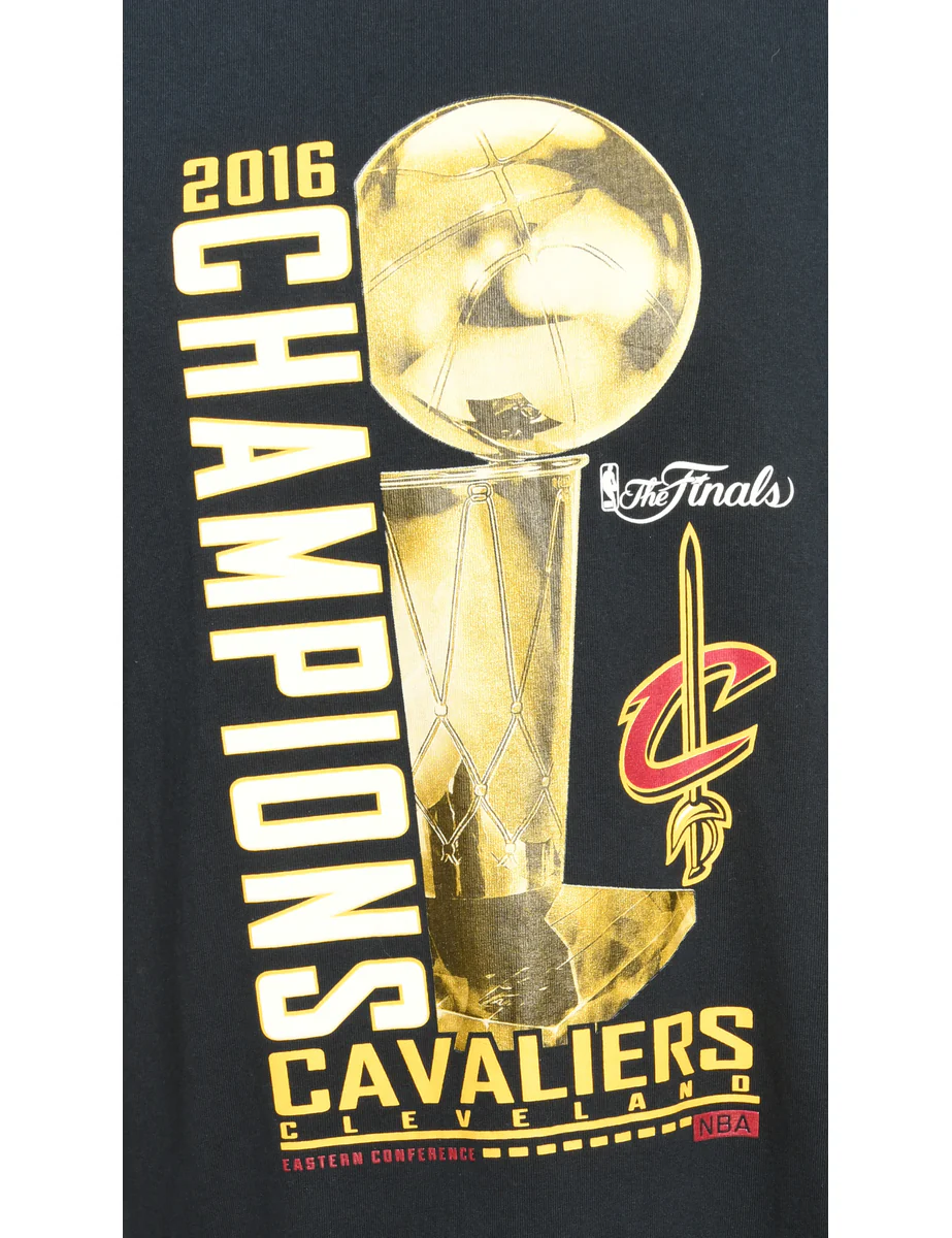 Vintage NBA Cleveland Sports T-shirt - M - Image 3