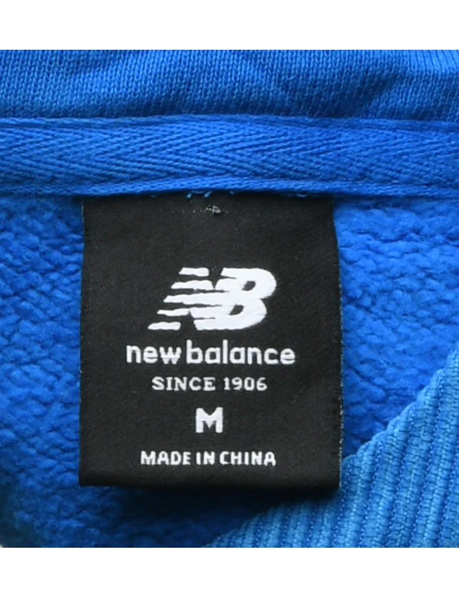 New Balance Blue Hoodie - M - Image 4