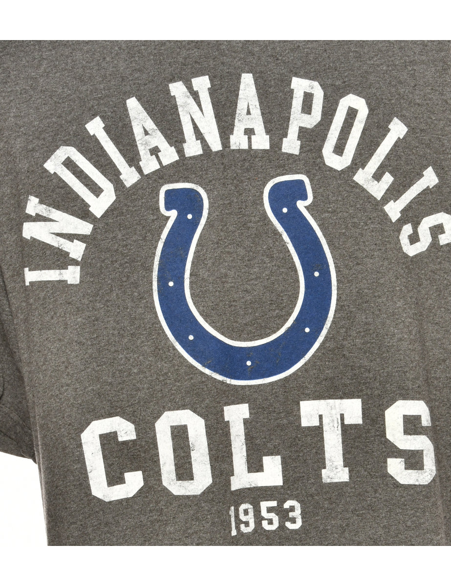 Vintage NFL Indianapolis Colts Sports T-shirt - L - Image 3