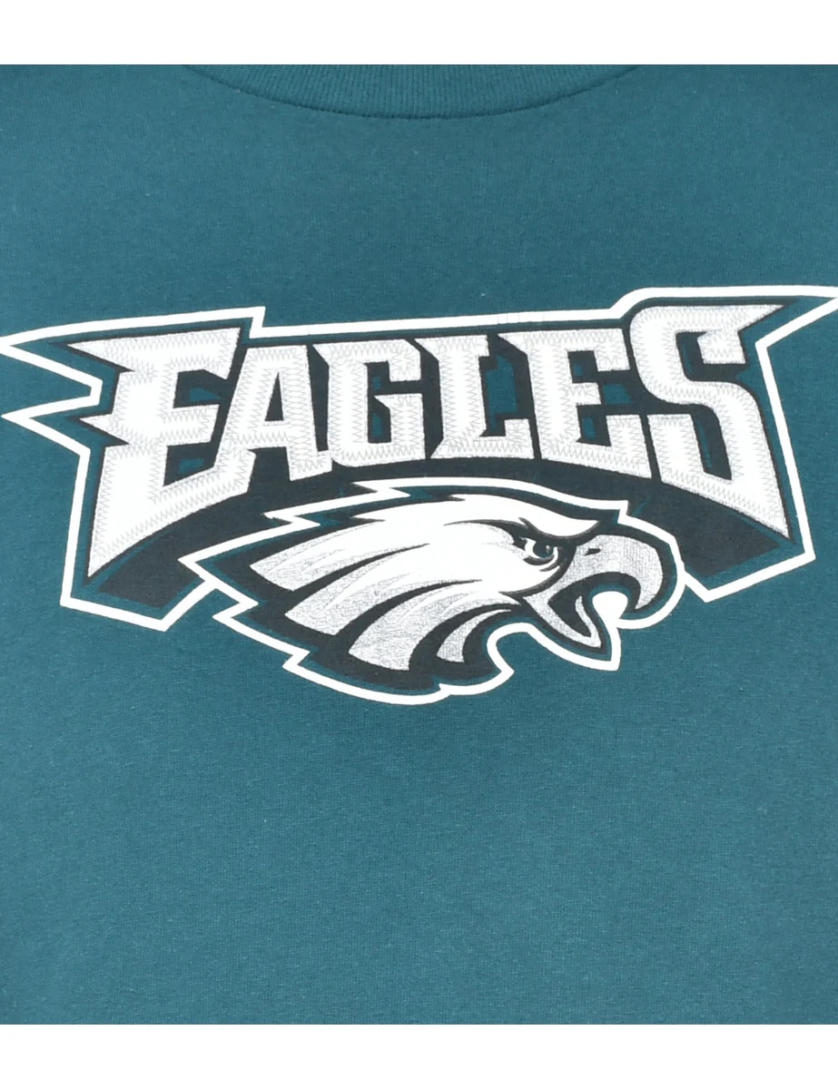 Vintage NFL McCoy Philadelphia Eagles Sports T-shirt - XL - Image 3