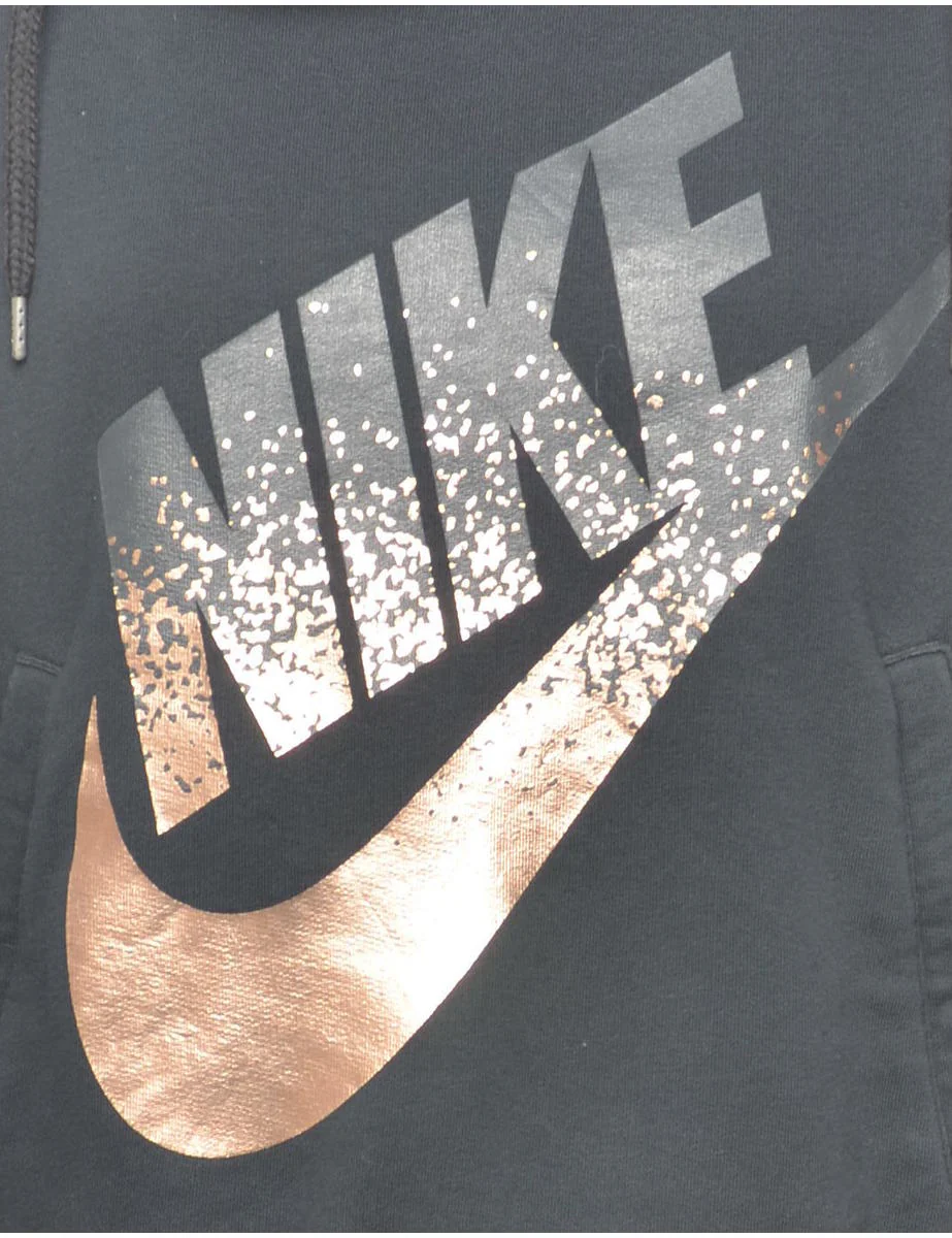 Vintage Nike Printed Hoodie - S - Image 3