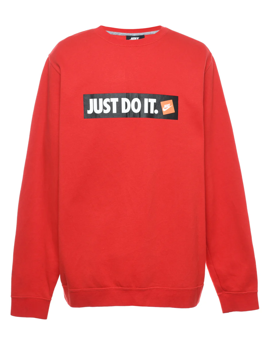 Vintage Nike Printed Sweatshirt - XL