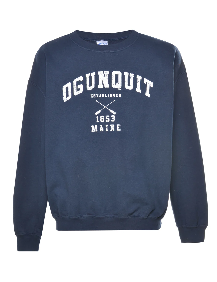 Vintage Ogunquit Printed Sweatshirt - L