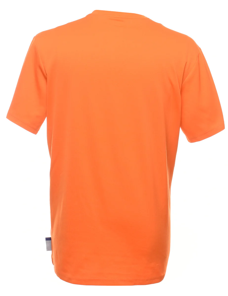 Vintage Orange Orioles Nylon T-Shirt - L - Image 2
