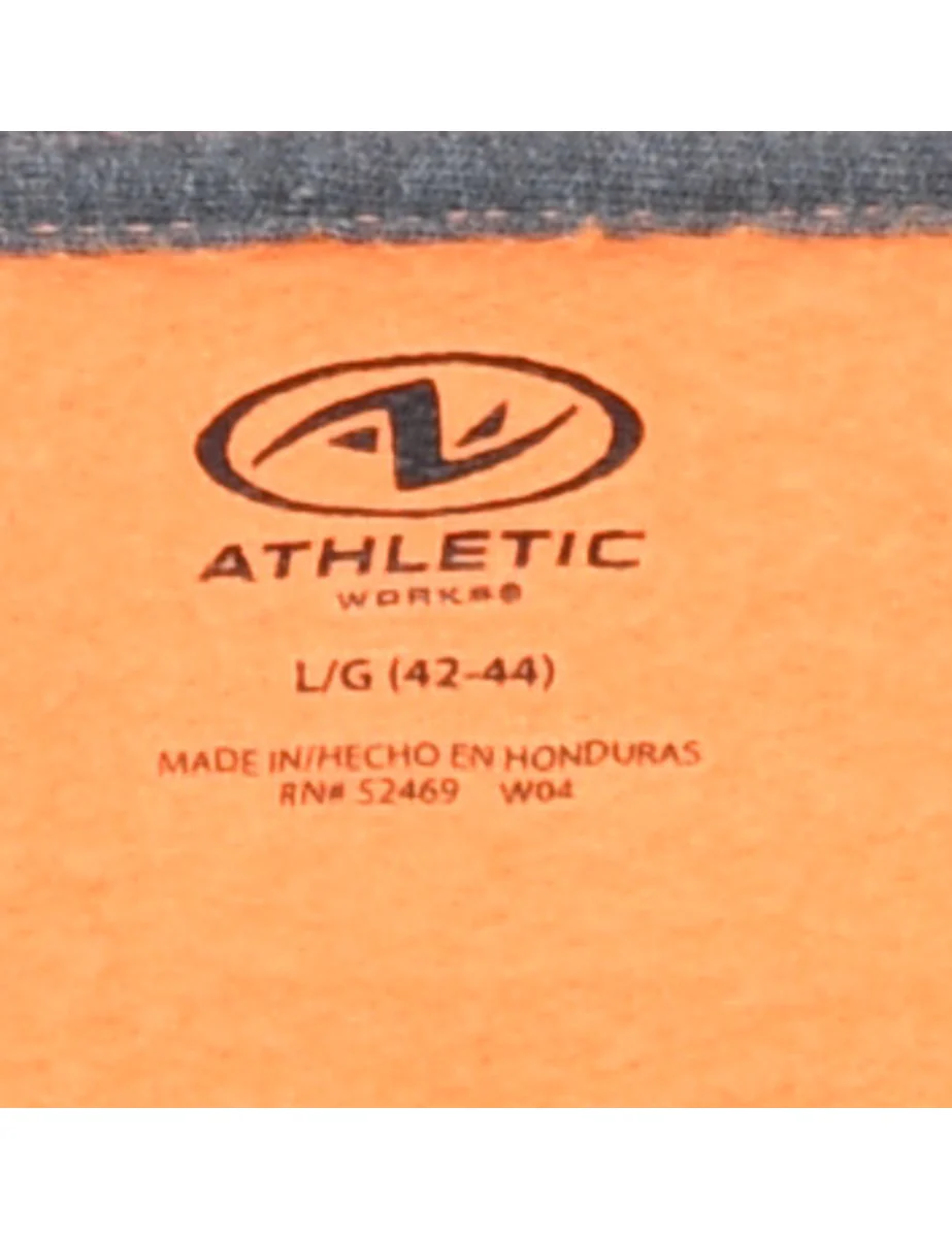 Vintage Orange Plain Sweatshirt - L - Image 4