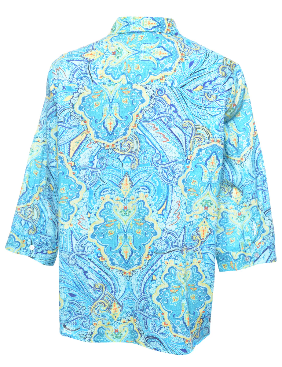 Vintage Paisley Shirt - M - Image 2