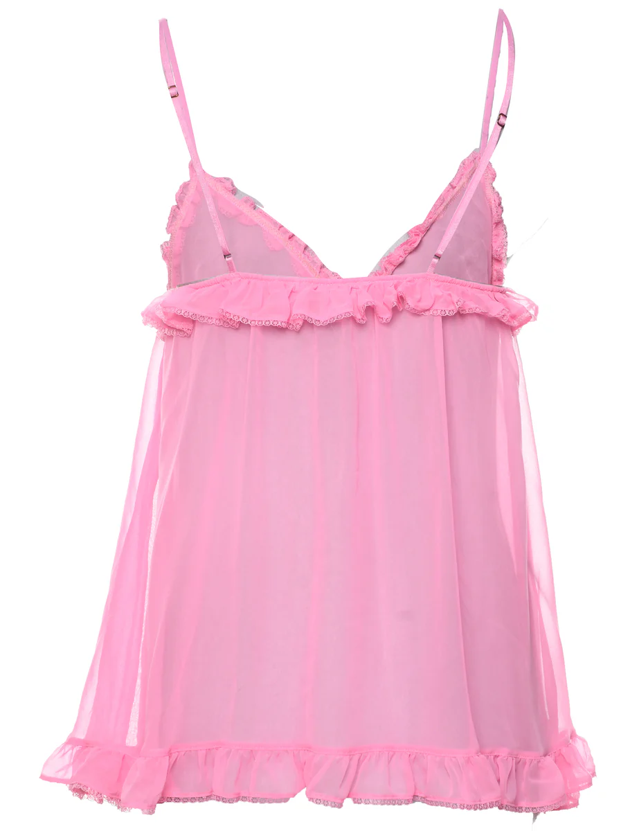 Vintage Pale Pink Babydoll - XS - Image 2