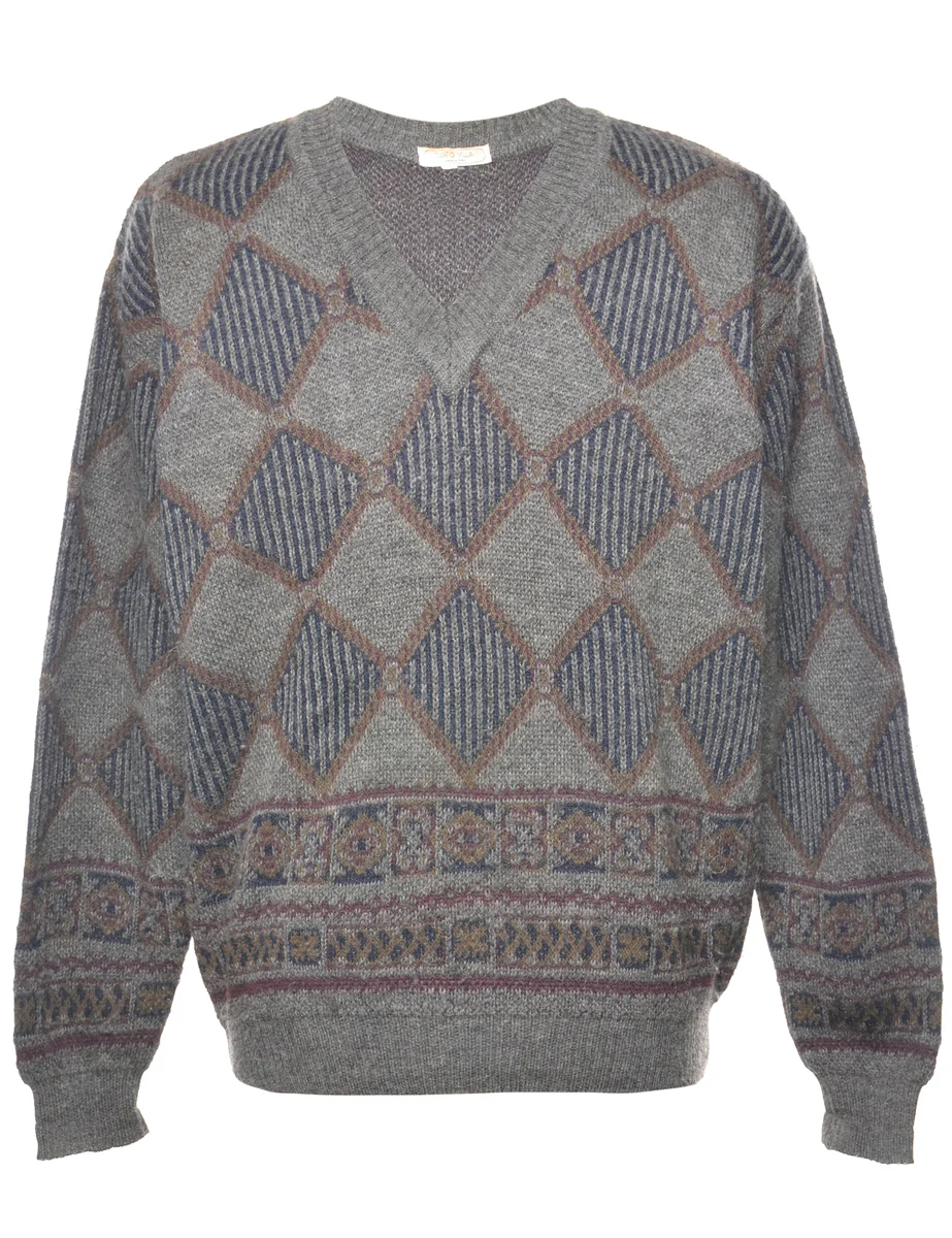 Patterned Jumper - L