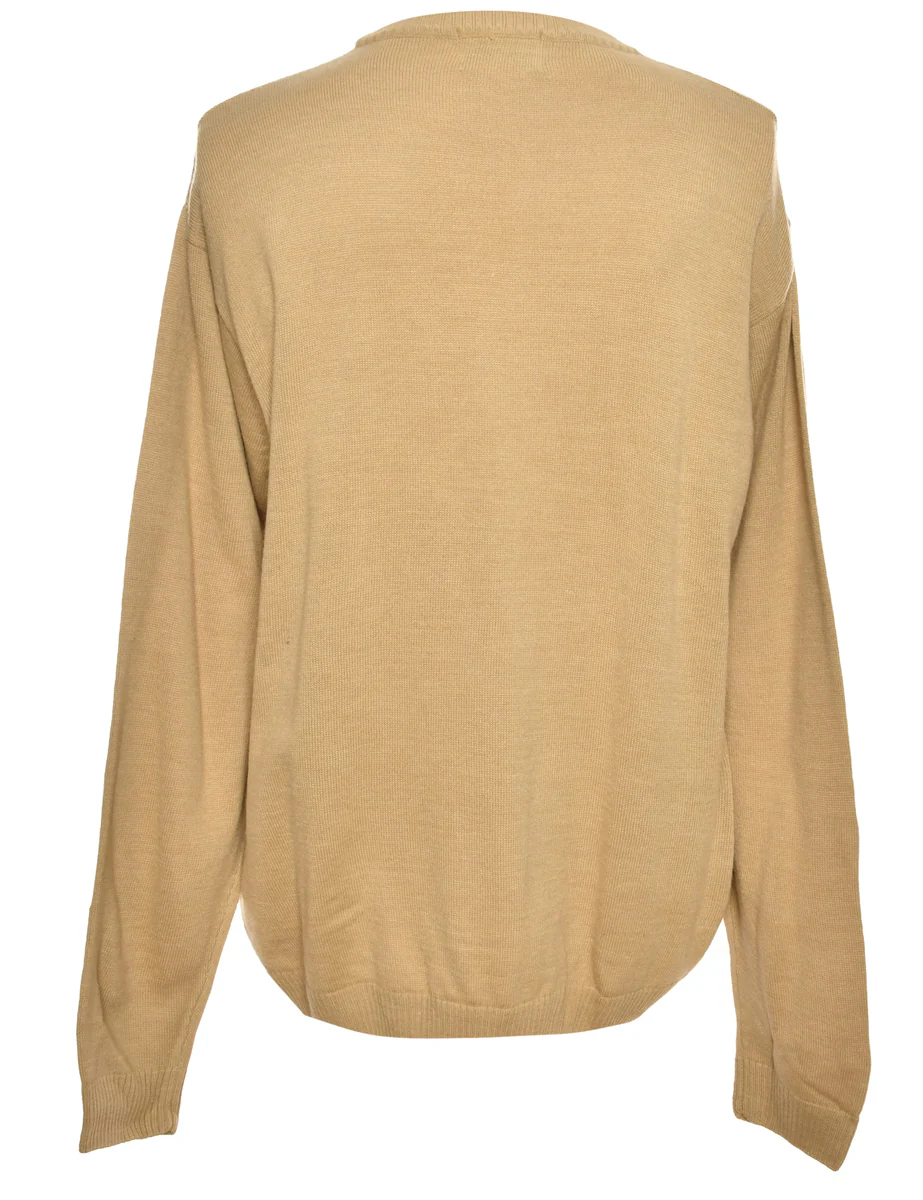 Vintage Patterned Jumper - M - Image 2