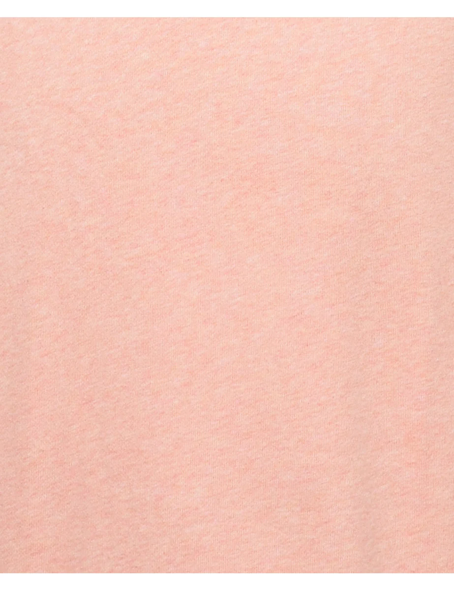 Vintage Peach Plain Sweatshirt - XL - Image 3