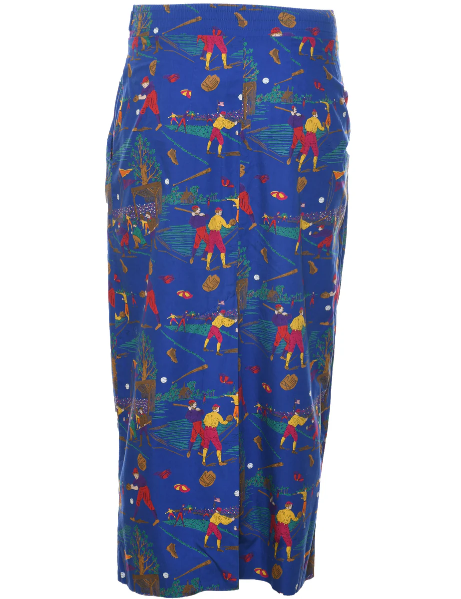 1990s Vintage Pencil Shape Maxi Skirt - S - Image 2