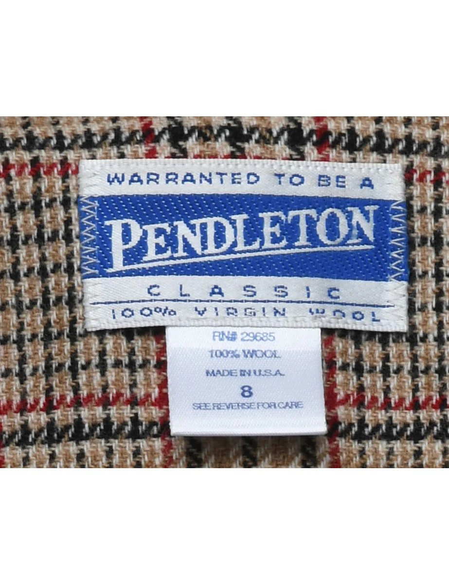 Vintage Pendleton Checked Blazer - L - Image 4