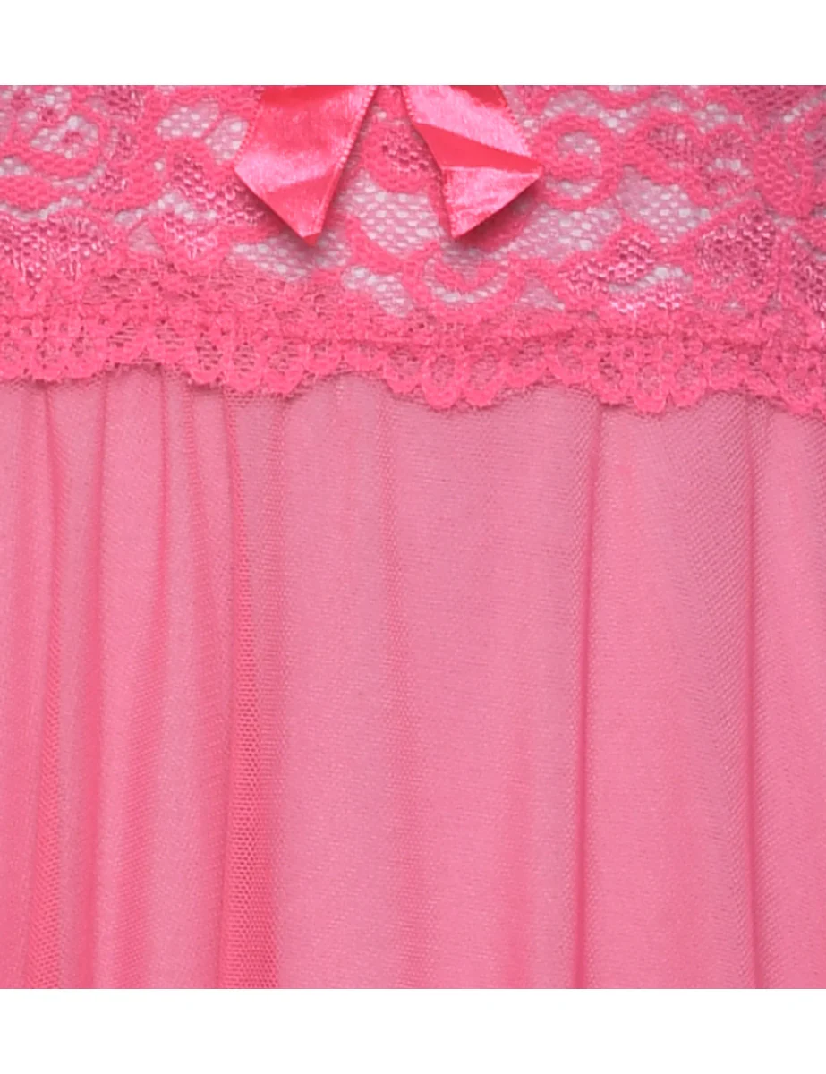 Y2K Vintage Pink Babydoll - XS - Image 3