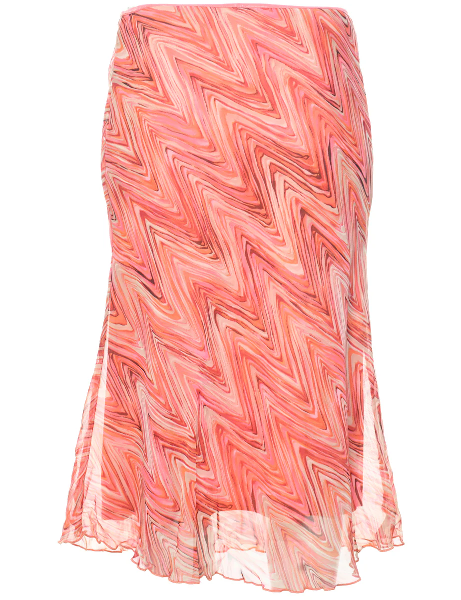 Pink Midi Skirt - M - Image 2