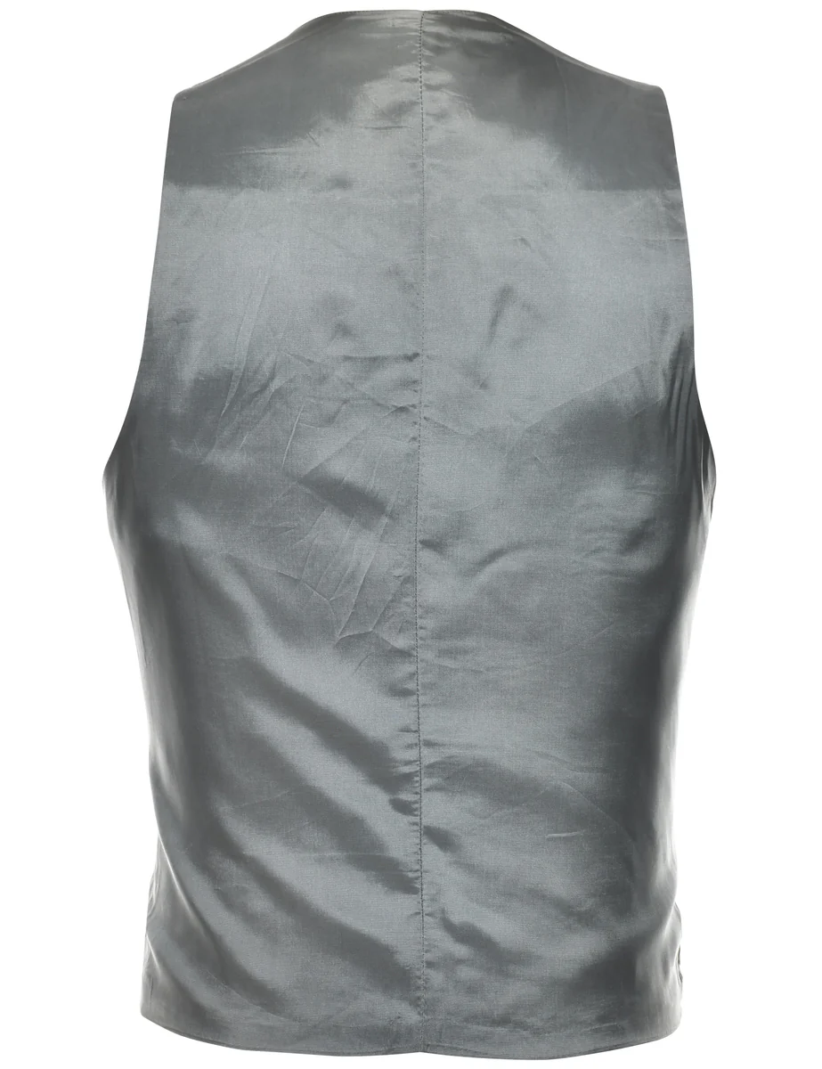 Vintage Pinstriped Waistcoat - M - Image 2