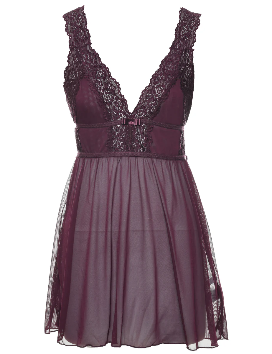 Vintage Plum Babydoll - XS