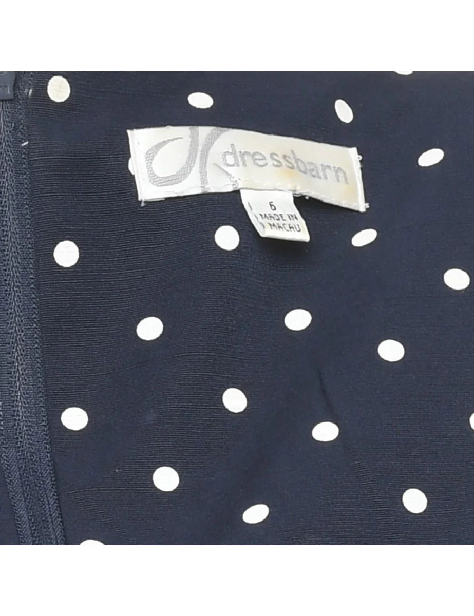 Vintage Polka Dot Dress - M - Image 4