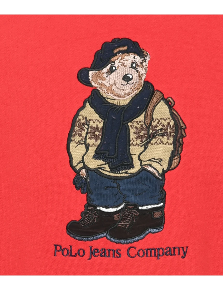 Polo Jeans Company Embroidered Sweatshirt - M - Image 3