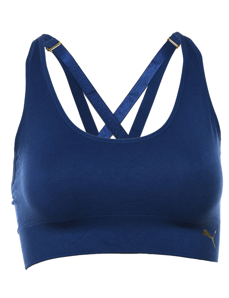 Puma Blue Sports Bra - S