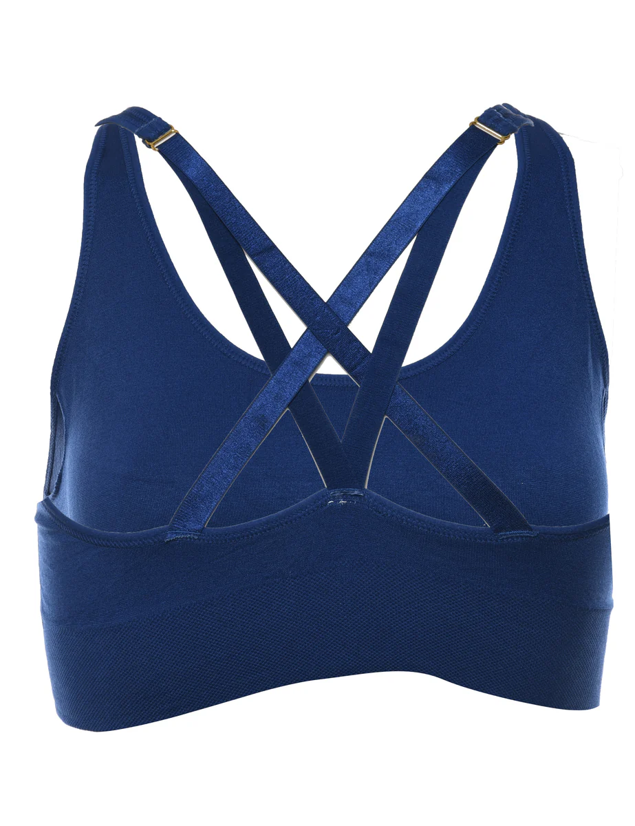 Puma Blue Sports Bra - S - Image 2