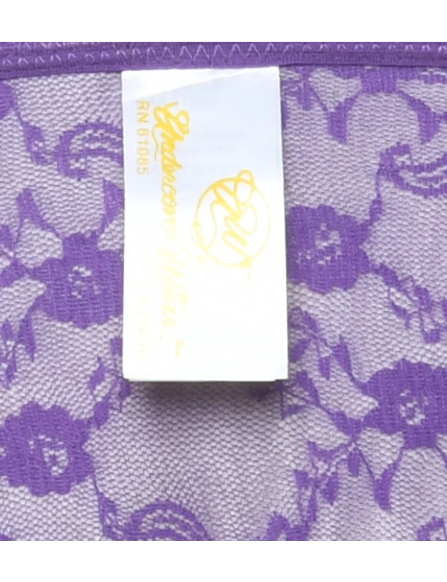Y2K Vintage Purple Babydoll - S - Image 4