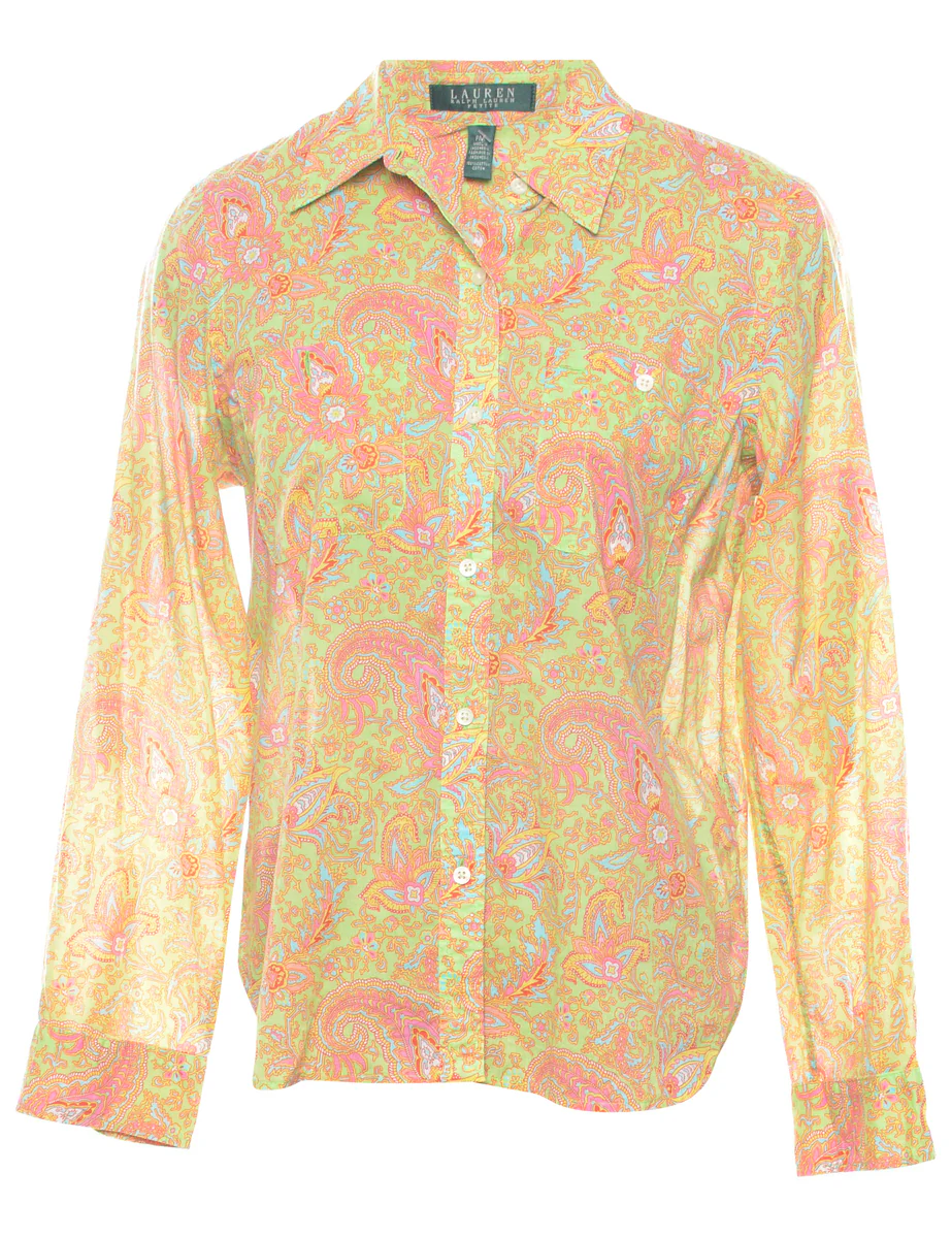 Vintage Ralph Lauren Paisley Shirt - M