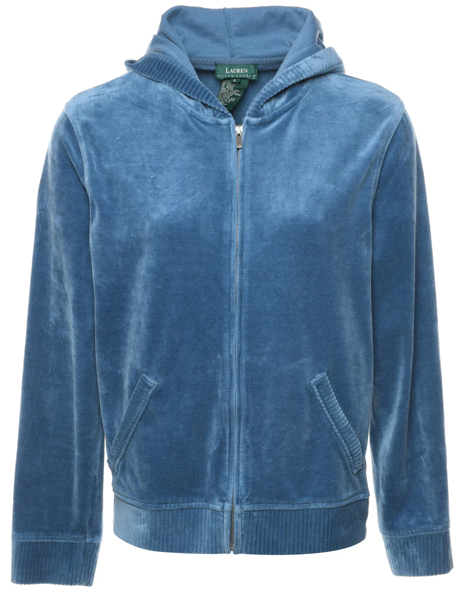 Vintage Ralph Lauren Velvet Track Top - L