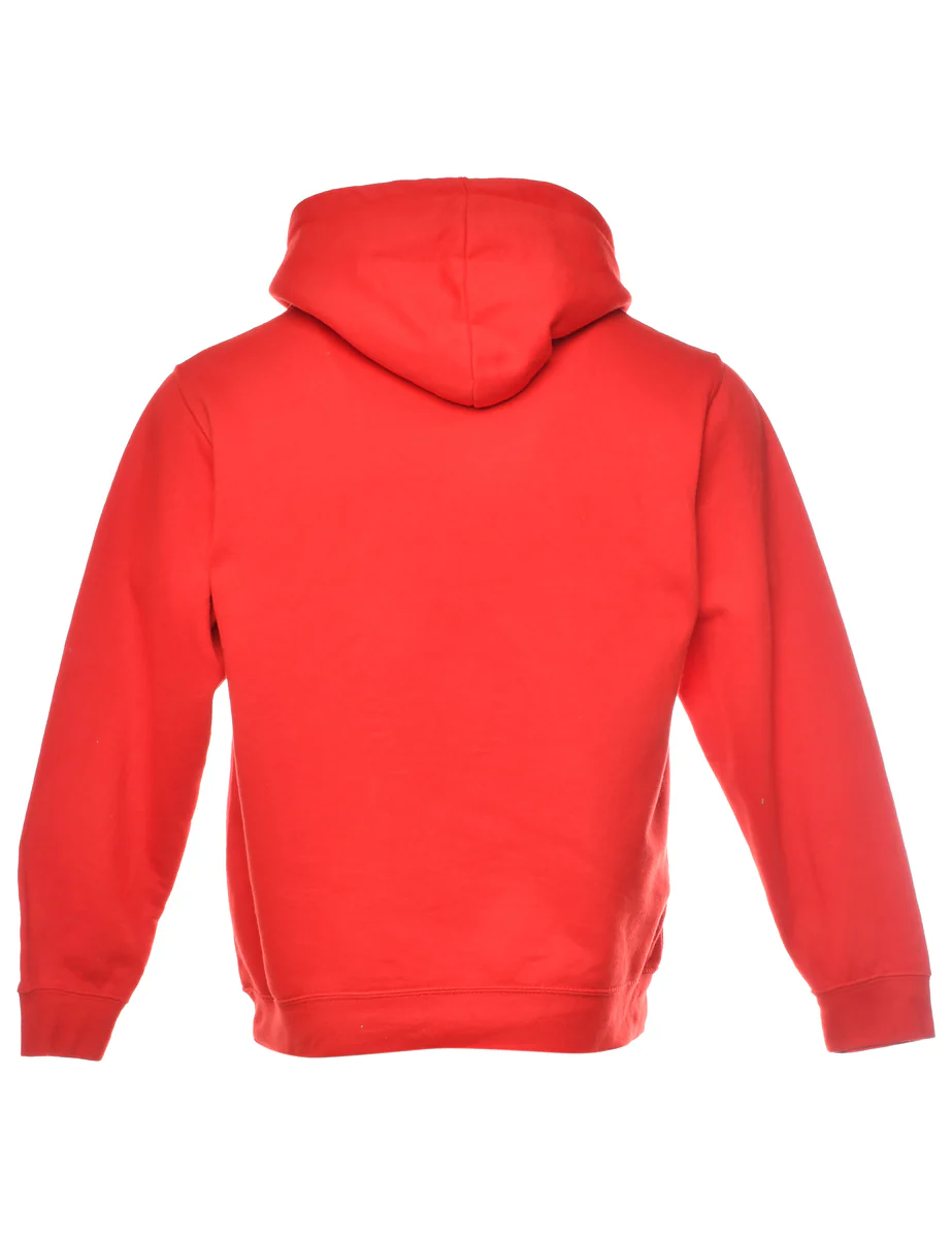 Vintage Red Dog Saloon Printed Hoodie - S - Image 2
