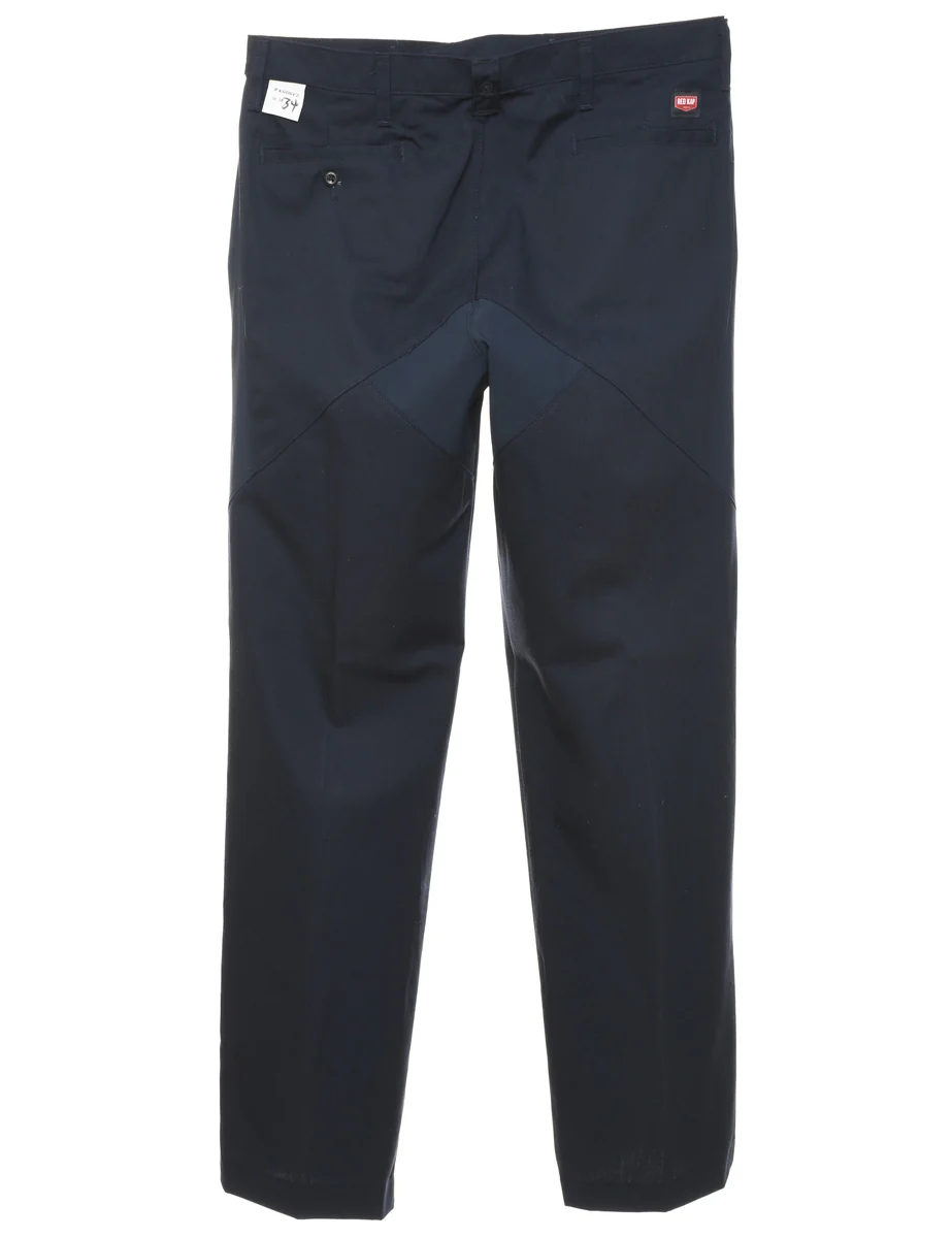 Vintage Red Kap Navy Classic Suit Trousers - W36 L33 - Image 2