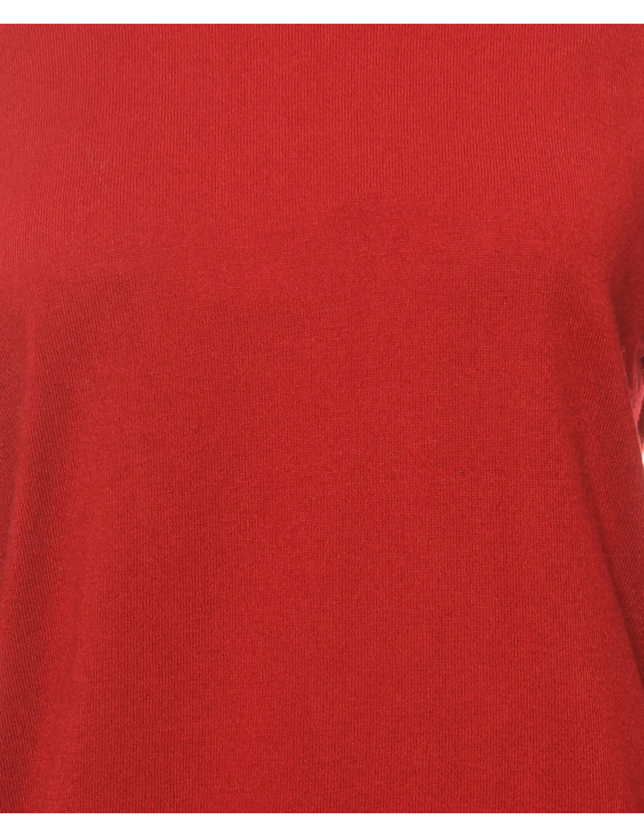 Vintage Red Talbots Jumper - XL - Image 3