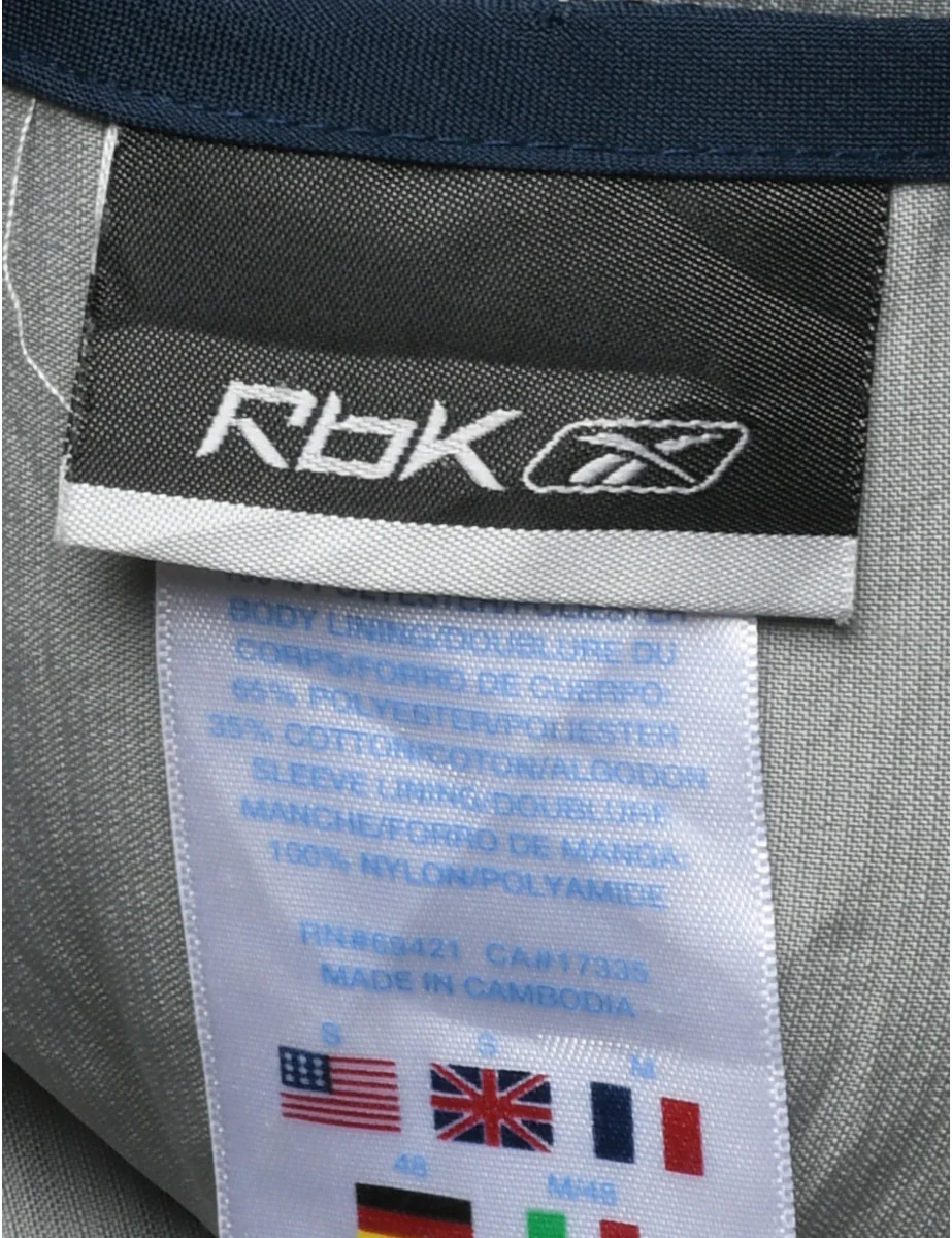 Vintage Reebok Navy Jacket - M - Image 4