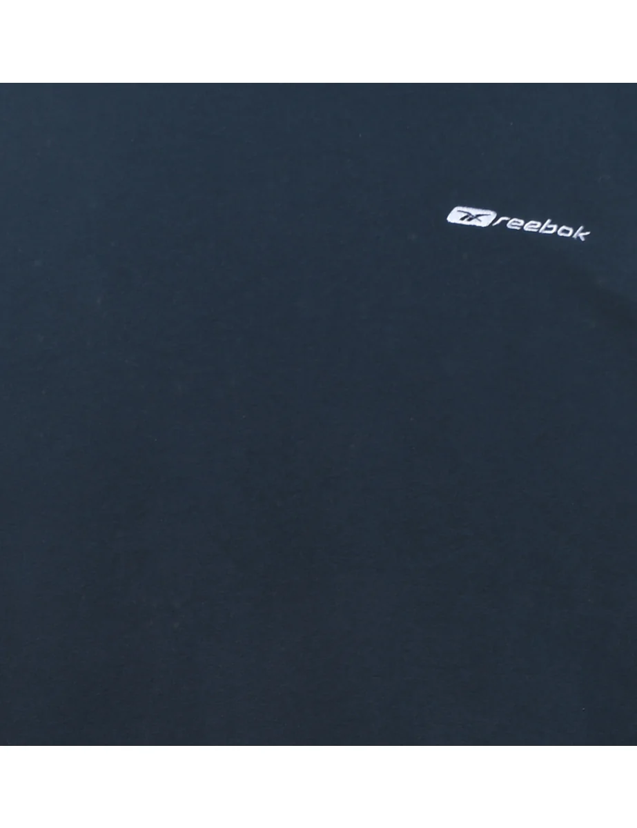 Vintage Reebok Plain Navy 1990s Sweatshirt - M - Image 3