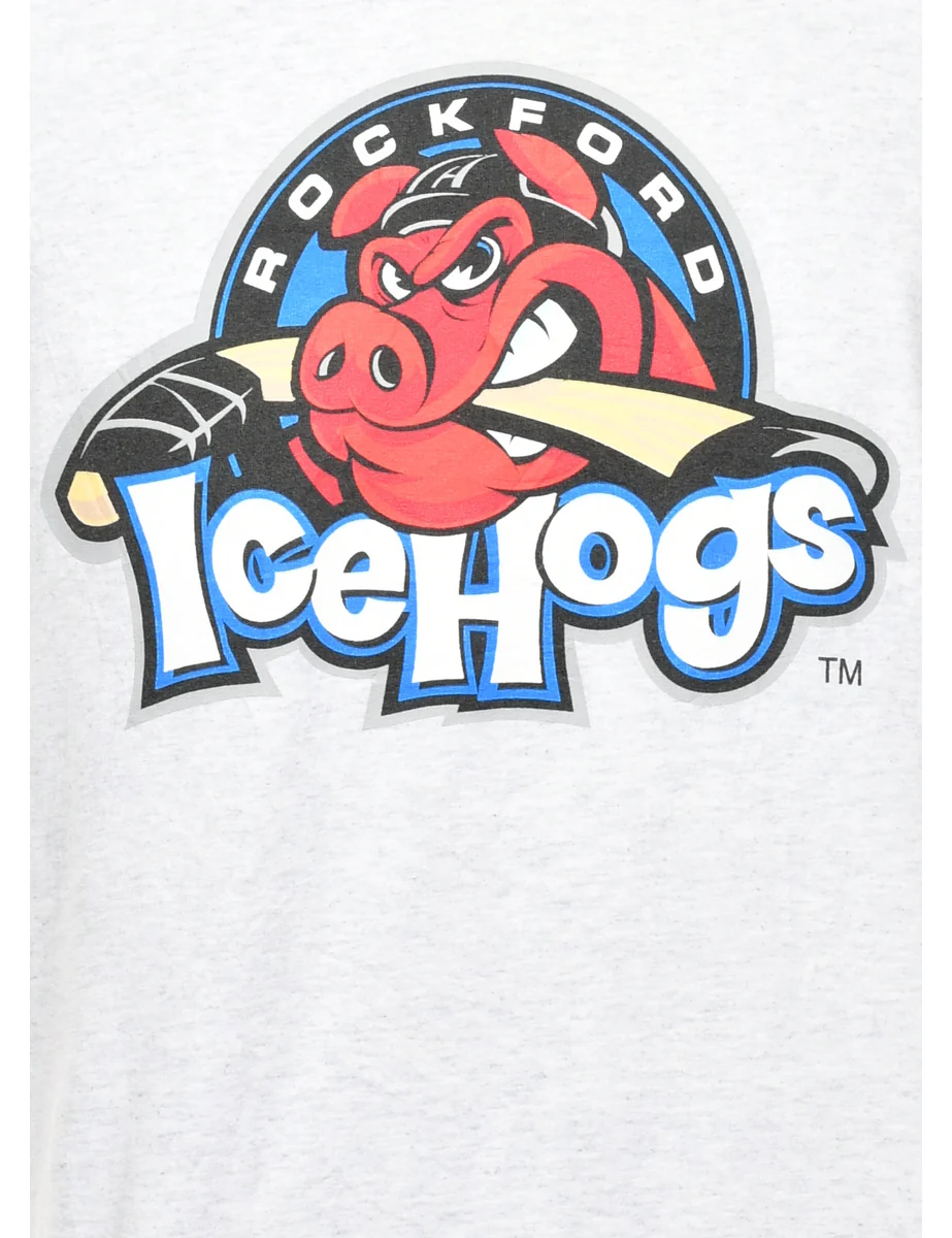 Vintage Rockford IceHogs Printed T-shirt - S - Image 3