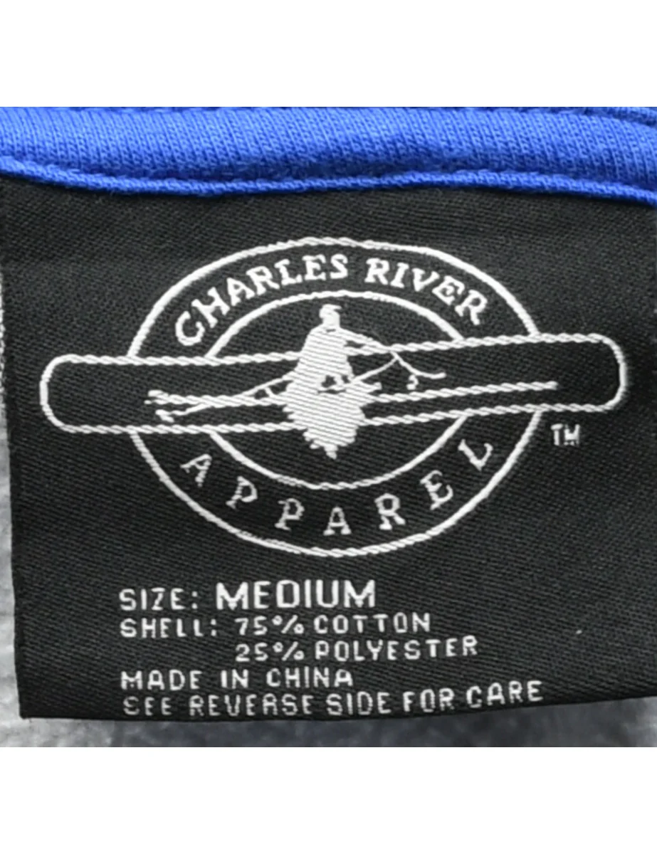 Rowdies Embroidered Printed Hoodie - M - Image 4