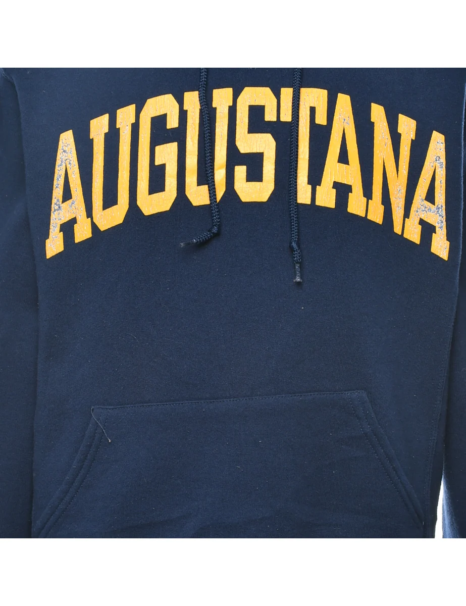 Vintage Russell Athletic Augustana Printed Hoodie - S - Image 3