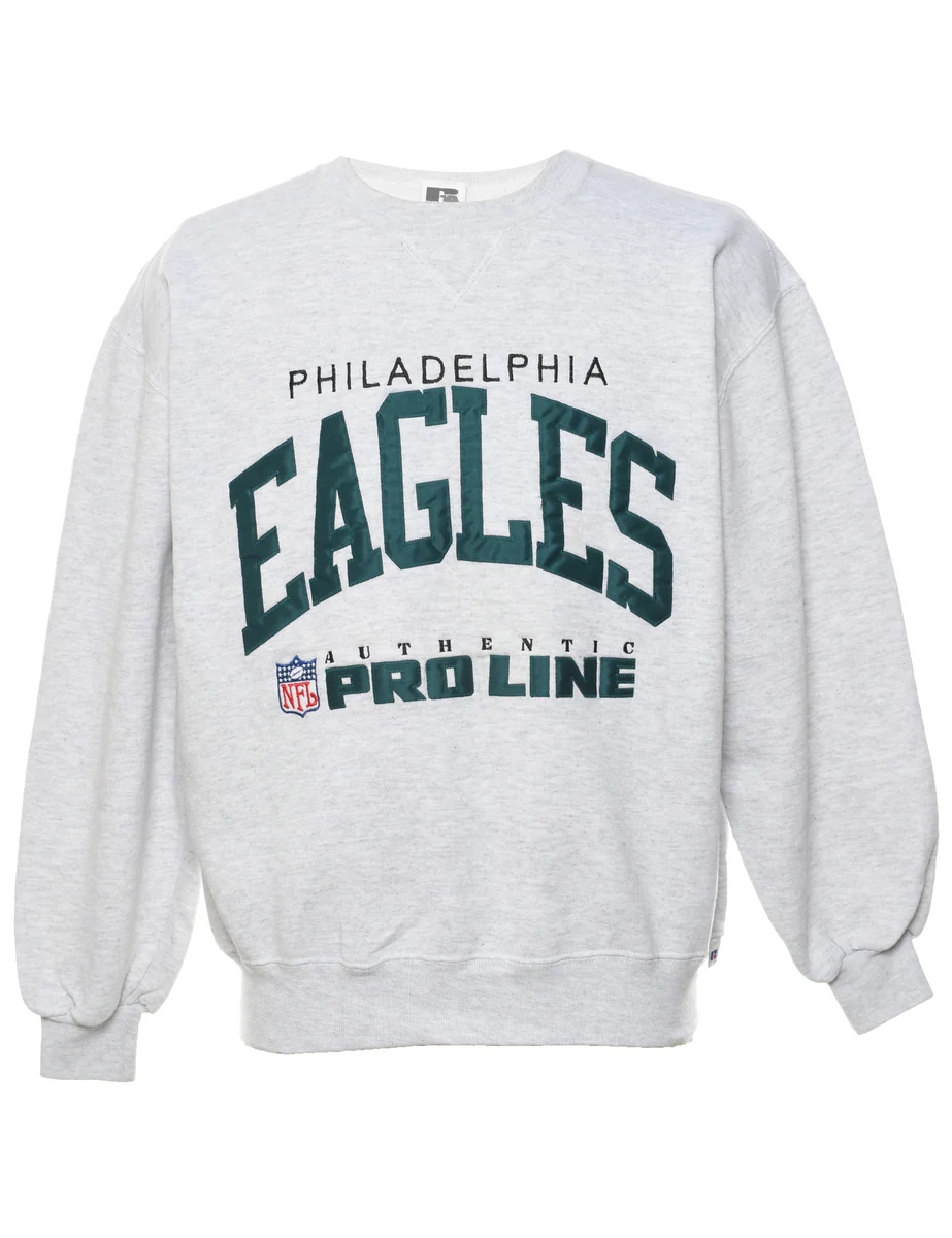 Russell Athletic Philadelphia Eagles Sports Sweatshirt - L